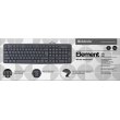 Клавіатура дротова, Defender Element HB-520 B, USB, чорна