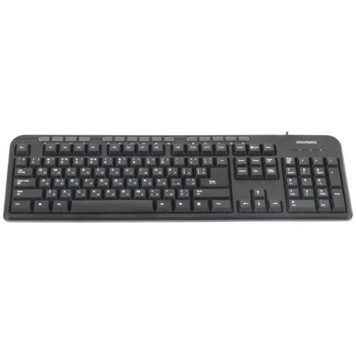 Клавіатура дротова, Greenwave Multimedia 305 USB Black (R0004681), мультимедійна, ножнична розкладка 104 клавіш, 15 додаткових клавіш BOX