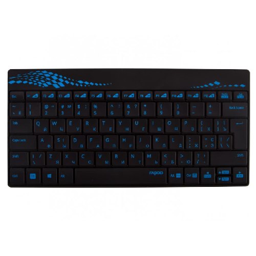 Комплект бездротовий (клавіатура+мишка), Rapoo (8000 Black Blue)