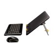 Комплект бездротовий (клавіатура+мишка+підставка 15,6 ноутбука), Logitech MK605 Notebook Kit Black радіо (939-000235), USB-нано Unifying, чорний, RTL
