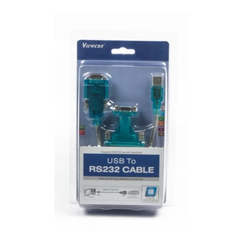 Конвертор USB to COM, Viewcon (VEN09), USB 1.1, 1xCOM, кабель 1.5м