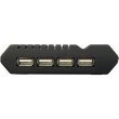 Концентратор USB 2.0 4-х портовий Хаб з блоком живлення ST Lab (U-181 Black)