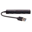 Концентратор/Хаб/Hub USB3.0 x 4port, Grand-X Travel (GH-408), пластик