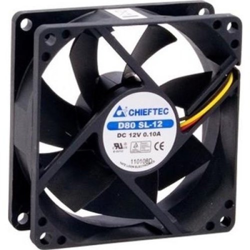 Кулер для корпусу, Chieftec Thermal Killer AF-0825S,80мм,2000 об/хв,3pin/Molex,26dBa