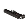 Мережевий фільтр LogicPower LP-X5 1.8 м 5 розеток Black (LP1945)