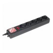 Мережевий фільтр LogicPower LP-X5 3 м 5 розеток Black (LP1946)