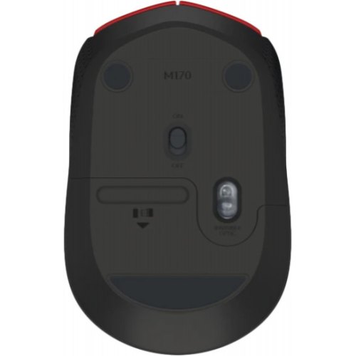 Мишка Logitech M171 Black Red (910-004641)