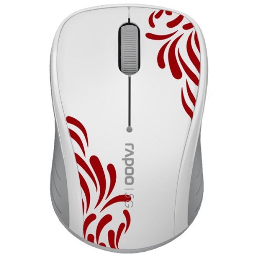 Мишка бездротова Rapoo 3100p White/Red