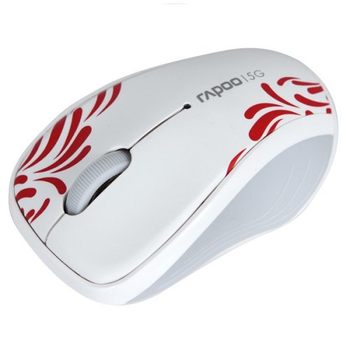 Мишка бездротова Rapoo 3100p White/Red