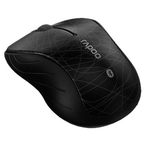 Мишка бездротова, Rapoo 6080 Black, bluetooth, BOX, оптична