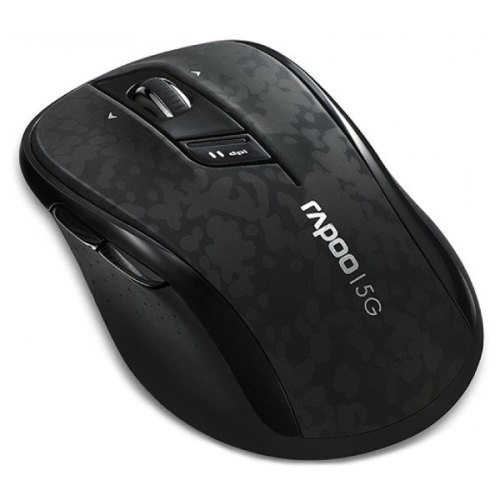 Мишка бездротова, Rapoo 7100p Black, оптична, 1000 dpi, бездротова (радіо), USB-нано, USB, BOX