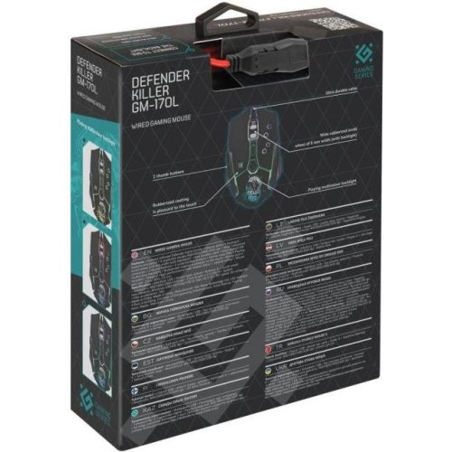 Мишка Defender Killer GM-170L USB Black (52170)