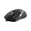 Мишка дротова, Flyper FDG-19 USB Black, стандартна, оптична 800-1600dpi, 7кн+1кол, чорний з LED підсвіткой