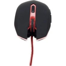 Мишка Gembird MUSG-001-R Black Red