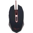 Мишка Gembird MUSG-001-R Black Red