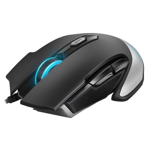 Мишка дротова, Rapoo V310, лазерна, 8200 dpi, ігрова, Black