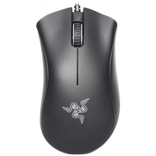 Мишка дротова, Razer Death Adder 3500 (RZ01-01630100-R3R1), ігрова, оптична 4G: 3500dpi, 5кн+1кол, Black з блакитной підсвіткой, RTL