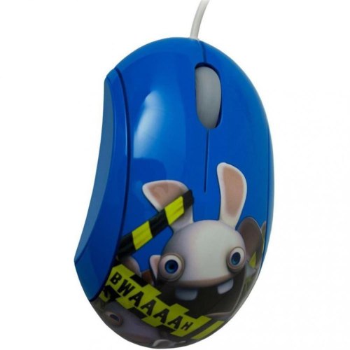 Мишка дротова, SteelSeries Lapins Cretins TMBWAAAAH! (62046), ігрова, оптична 1000dpi, 3кн+1кол, Blue
