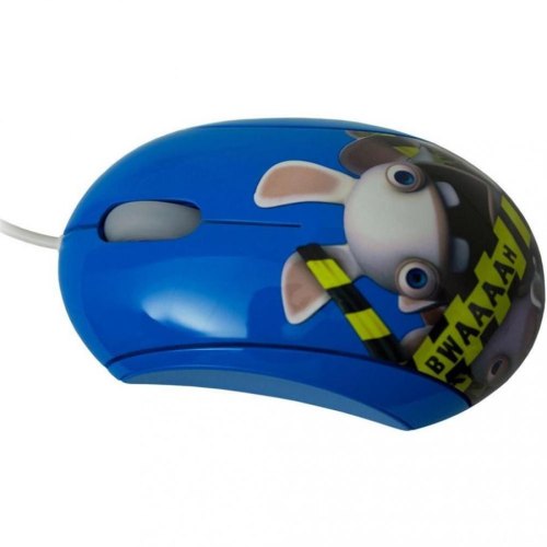 Мишка дротова, SteelSeries Lapins Cretins TMBWAAAAH! (62046), ігрова, оптична 1000dpi, 3кн+1кол, Blue