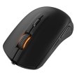 Мишка дротова, SteelSeries Rival 100 USB Black Led Orange (62341), ігрова, оптична 4000cpi, 6кн+1кол, RTL
