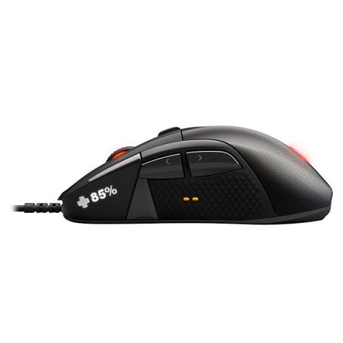 Мишка дротова, SteelSeries Rival 700 USB Black Led Orange (62331), ігрова, OLED-экран данных, оптична 16000dpi, 7кн+1кол, RTL