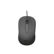 Мишка дротова, Trust Ziva USB Black (21508), ноутбучна, оптична 1000dpi, 3кн+1кол, чорний