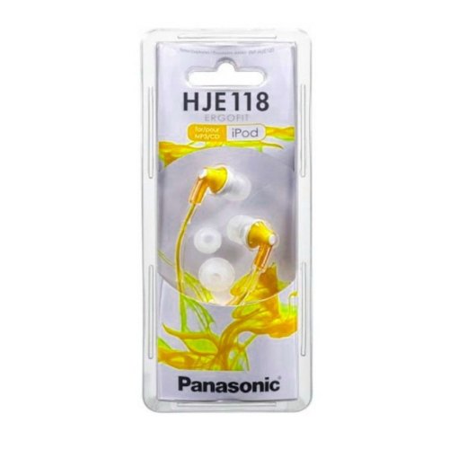 Навушники Panasonic RP-HJE118GU-Y Yellow