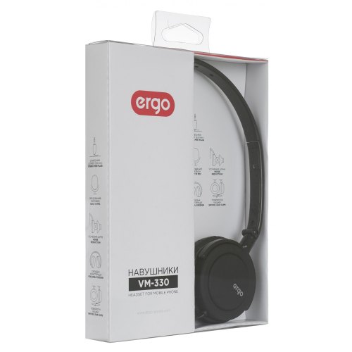Гарнітура Ergo VM-330 Black