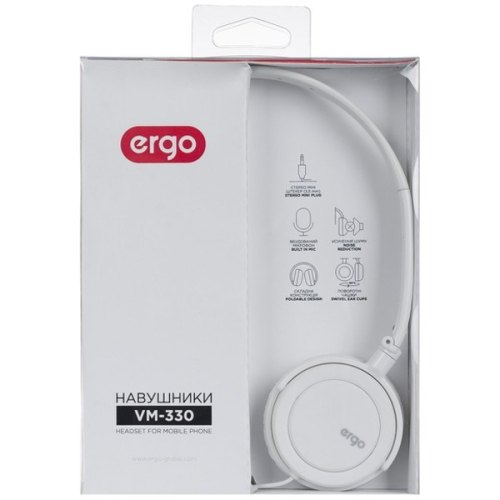 Гарнітура Ergo VM-330 White