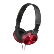 Наушники дротові повнорозмірні SONY MDR-ZX310 Red