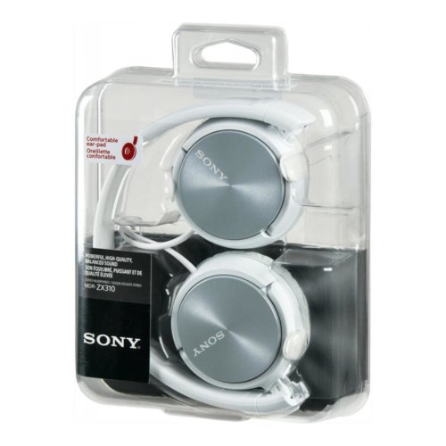 Наушники дротові повнорозмірні SONY MDR-ZX310 White