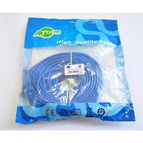 Патч-корд Atcom (9173) 30м UTP RJ45 Cat.5e синій