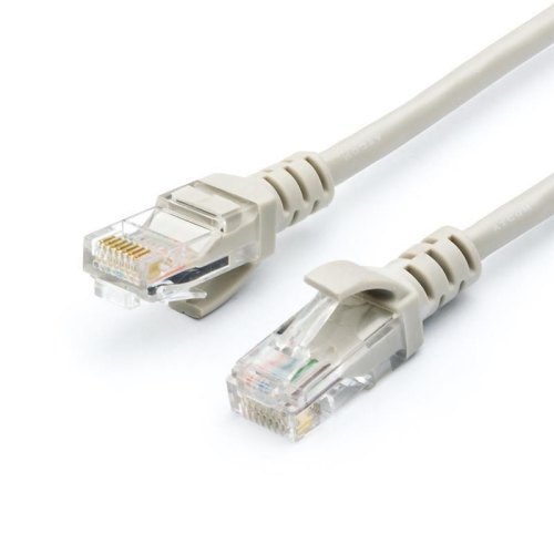 Патч-корд Atcom (9159) 0.5м UTP RJ45 Cat.5e сірий