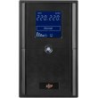 ПБЖ, 625VA, LogicPower LPM-UL625VA (LP4978), LCD дисплей, USB интерфес, line interractive, 437вт, батарея 2x 12V 7,5Ah, чорний