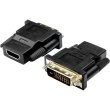Перехідник HDMI (мама) to DVI (папа), Atcom, 24pin, чорний