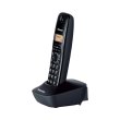 Телефон DECT Panasonic KX-TG1611UAH Black Gray, монохромний, поліфонія, Автовизначник номера, CallerID, 50 номерів, набір на трубці