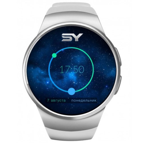 Смарт-годинник SmartYou S1 Silver/White (1.33 IPS 240*240, MTK2502, 64 МБ/ 128 МБ, Bt 4.0, Android и iOS, 350 mAh)