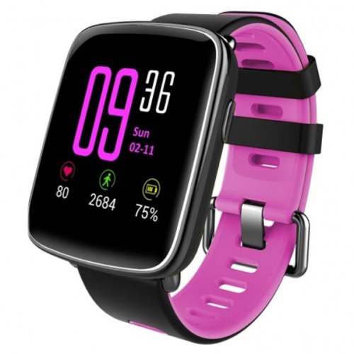 Смарт-годинник SmartYou X1 Sport Black/Pink (1.54'' HD 240x240, MTK2502, 32МБ/ 32МБ,BT4.0, Android и IOS, 350 mAh)