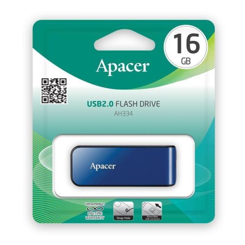USB флеш 16GB Apacer AH334 Blue (AP16GAH334U-1)