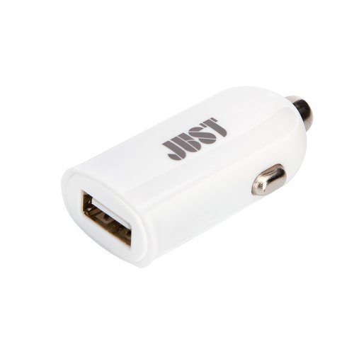 АЗП JUST Me2 USB Car Charger (2.4A/12W, 1 USB) White