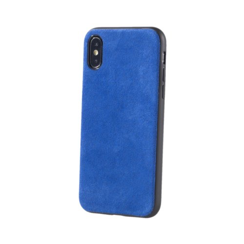 Накладка ALCANTARA orig iPhone X (Light blue)