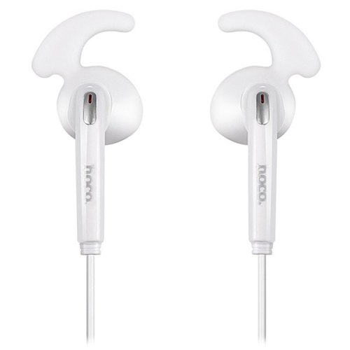 Навушники з мікрофоном (гарнітура), Hoco M6 Sport, white