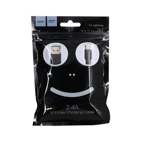 Кабель HOCO X13 Easy Charge for Lightning 1м (Black)