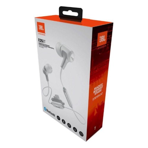 Навушники з мікрофоном (гарнітура), JBL E25BT, White (JBLE25BTWHT)