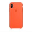 Чохол Apple Silicone Case 1:1 для iPhone X, Spicy Orange