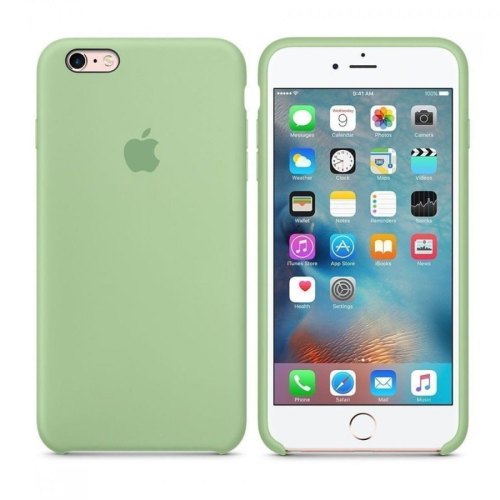 Чохол Apple Silicone Case для iPhone 6 Plus / 6S Plus Mint Gum