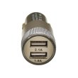 Автомобільний зарядний пристрій Grand-X CH-25 (2USB 5V 2.4A, 12-24V + кабель microUSB 1,0 м), color Black (CH-25BM)