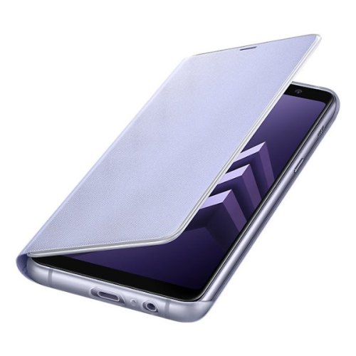 Чохол Samsung A8 2018 Plus (A730) EF-FA730PVEGRU, Neon Flip Cover, Orchid Grey