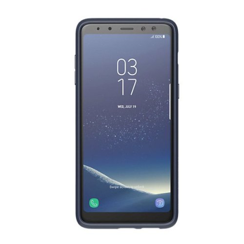 Чохол Samsung A8 2018 Plus (A730) Araree, GP-A730KDCPBAB, Silicone Cover, Midnight Blue