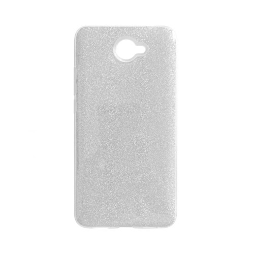 Накладка пластикова Liquid case Glitter Huawei Y7 (2017) Silver
